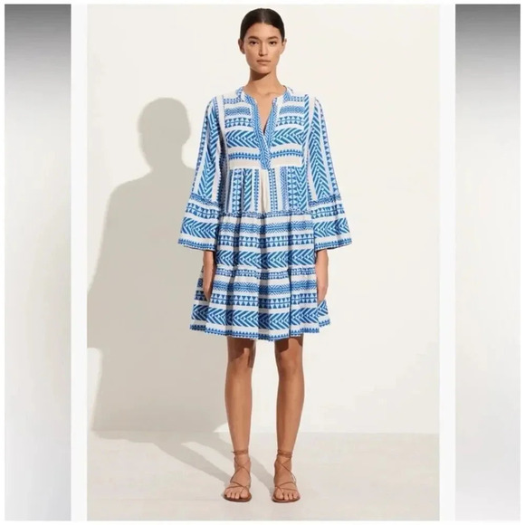 Devotion twins embroidered Ella tunic Anthropologie dress - Picture 1 of 12